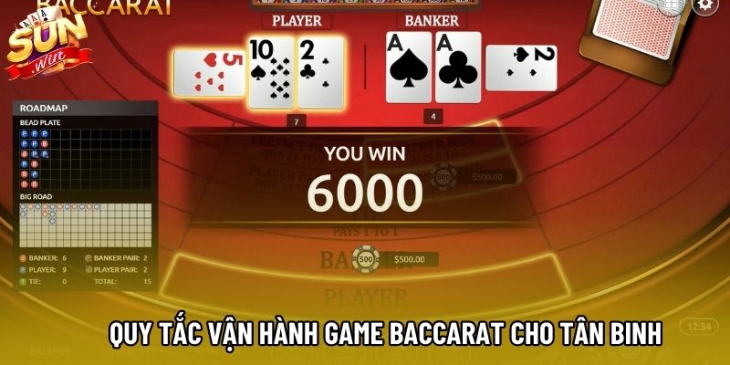 Quy tắc vận hành game baccarat cho tân binh